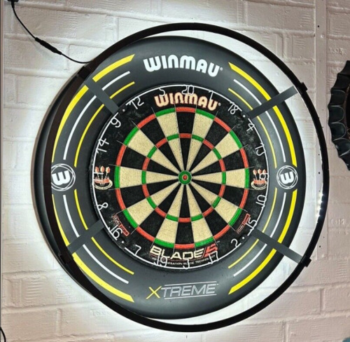 Printed dartboard lighting - 3d,