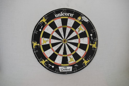 Unicorn simpsons dartboard - unicorn,