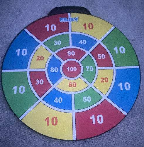 Esjay magnetic dart board - magnetic,
