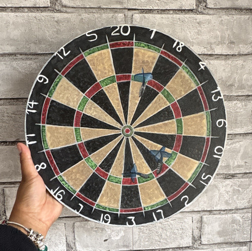 Original dartboard painting - , by