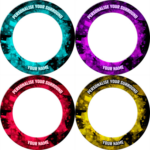 Personalised dartboard - personalised,