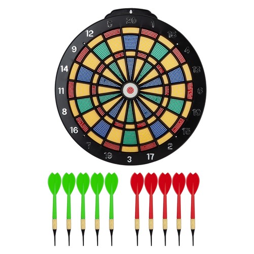 Dart board and plastic darts - dart,
