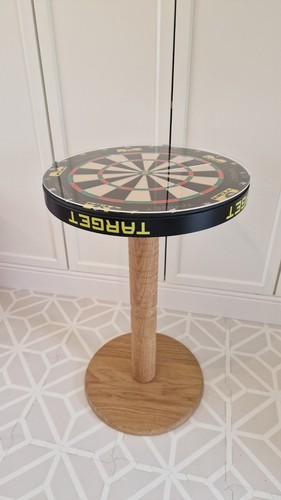 Dartboard table european oak - dartboard, table-