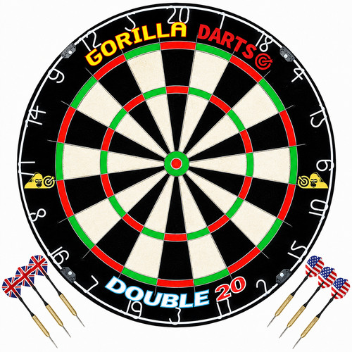 Dartboard gorilla darts - gorilla,