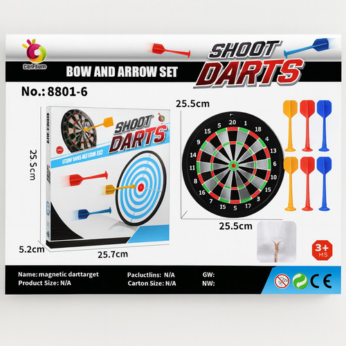 Dart board double - dart, 17"