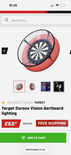 Target corona vision dartboard - vision,