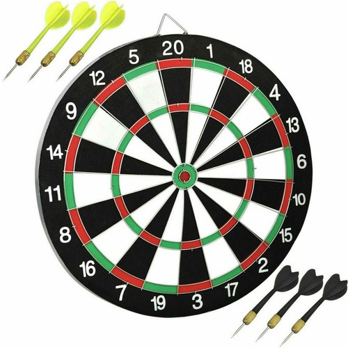 Full size dartboard set - 17", 6