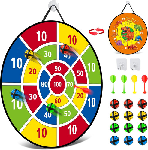 Inches kids dart board set - inches,