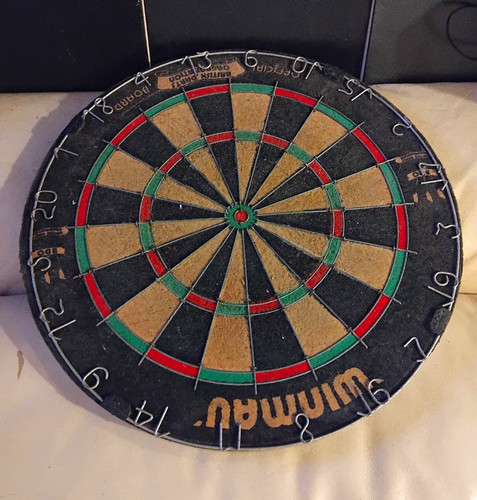 Winmau bristle dart board - dart,