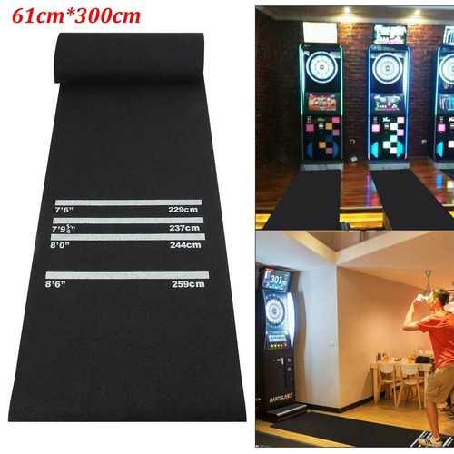 Darts mat board - mat, black