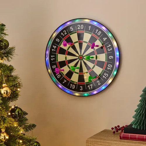 Led magnetic dartboard game - dartboard,